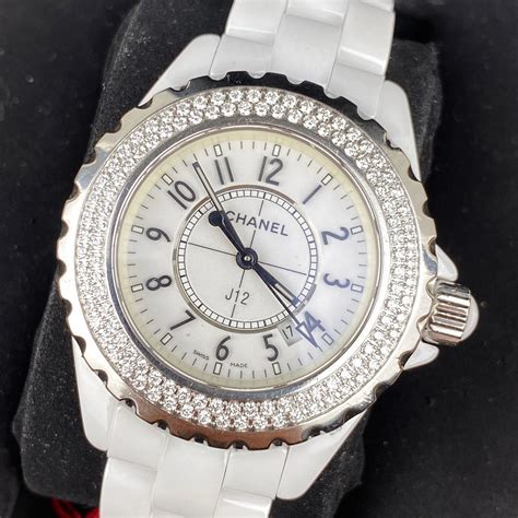 chanel j12 white ceramic watch 38mm|pre owned chanel j12 watch.